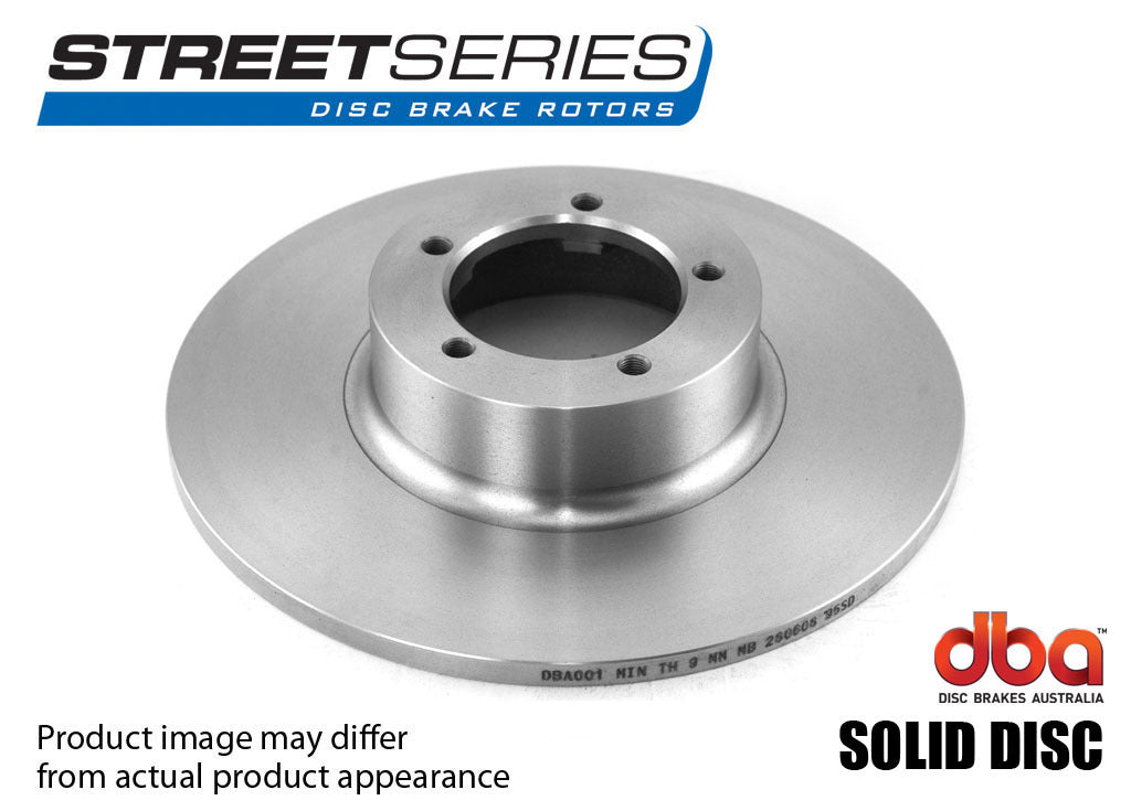 Street Series 2x Standard Solid Rear Rotors (Fiesta/Focus 00-11)