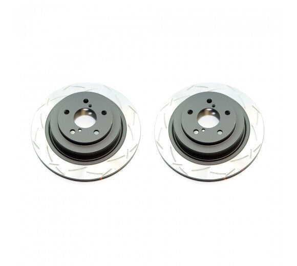 T3 4000 Slotted 2x Rear Rotors (Mustang GT/Ecoboost FM/FM 14+)