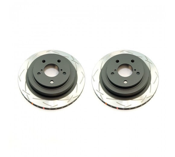 Clubspec 4000 2x T3 Slotted Rear Rotors (WRX 08-18/FXT 08-13/86 GT)