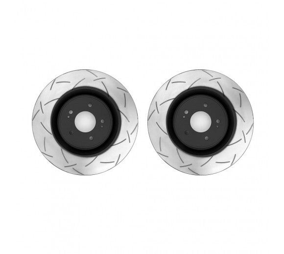 Clubspec 4000 2x T3 Slotted Front Rotors (300ZX 89-96/Skyline 89-06)
