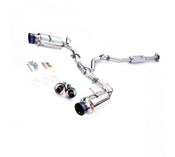 Invidia N1 Cat Back Exhaust - Ti Tips (BRZ/86/GR86)