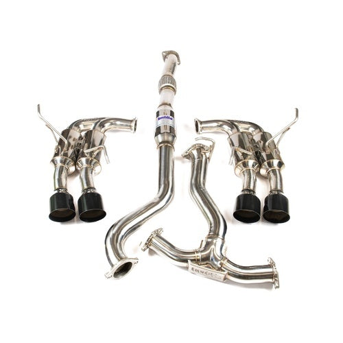 Invidia R400 "Signature Edition" Cat Back Exhaust w/Black Tips (WRX/STI 11-21)