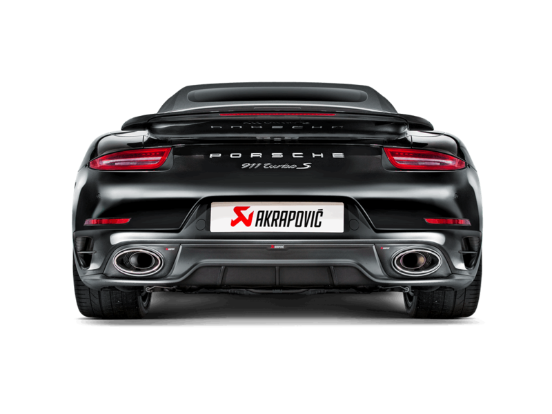 Akrapovic Rear Carbon Fiber Diffuser 991 Porsche 911 Turbo/Turbo S 14+