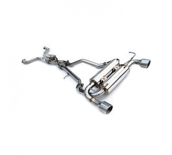 Invidia Gemini Cat Back Exhaust w/SS Rolled Tips (350Z Z33 02-09)