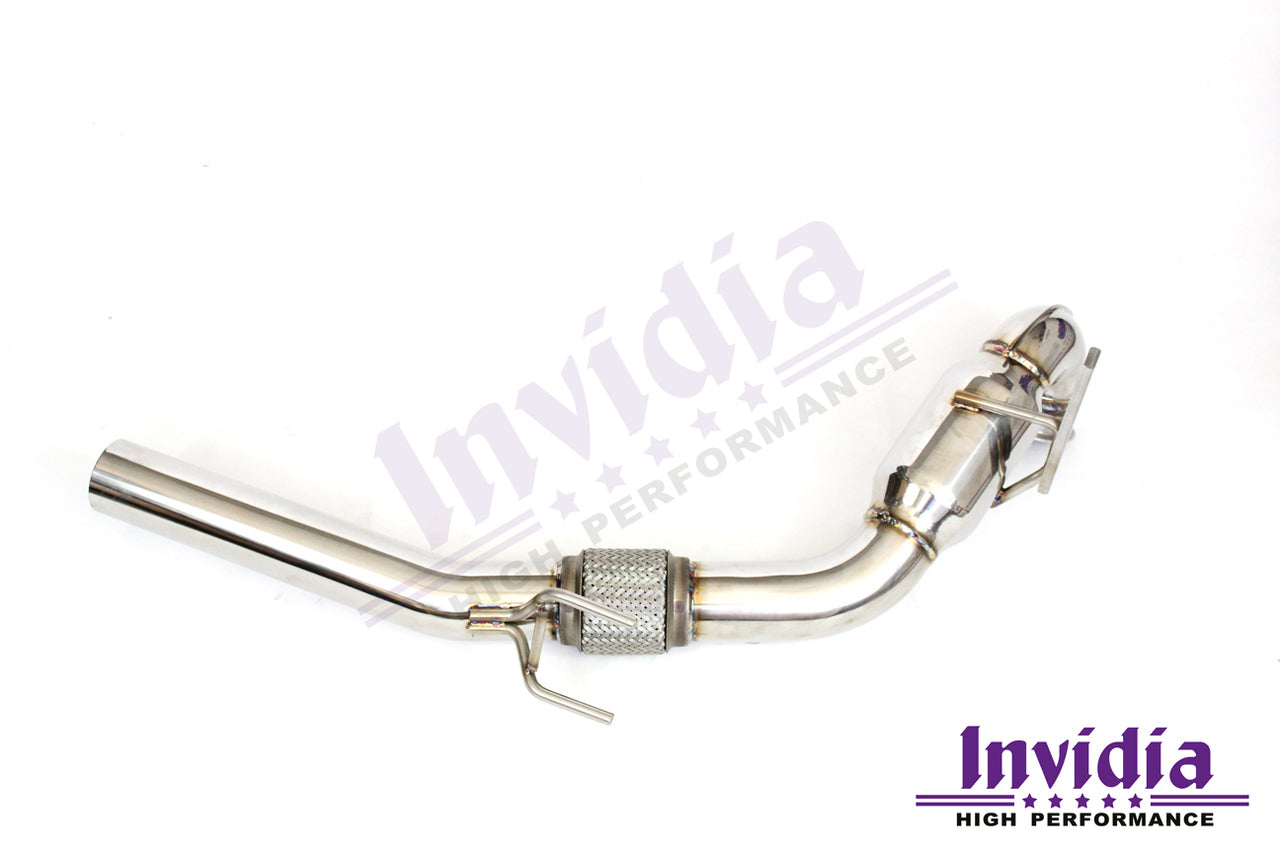 Invidia Down Pipe with High Flow Cat Volkswagen Golf GTI 13-17