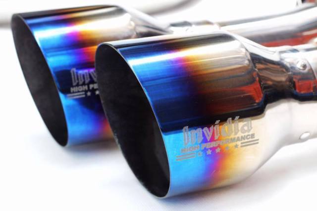 Invidia N1 Turbo Back Exhaust - Ti Tips (STi 2015+ Sedan)