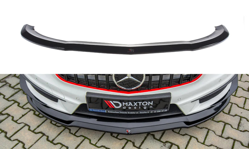 Maxton Design Front Splitter V.1 Mercedes A45 AMG W176 Prefacelift Front Lip