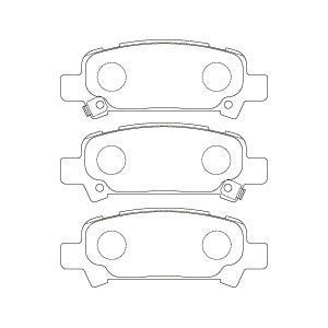 Rear Brake Pads - XP Xtreme Performance (WRX 96-00/Forester GT 97-02/Liberty GT 99-09)