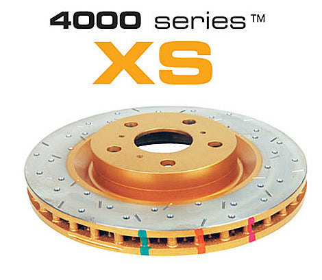 4000XS Series Drilled/Slotted Gold 2x Rear Rotors (Landcruiser 200 08+/LX 08+/Tundra 03+)