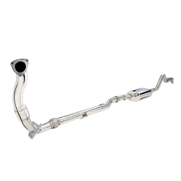 XForce 3in Turbo-Back Exhaust No Cat, Non-Polished Stainless Toyota Landcruiser 80 Series 90-98