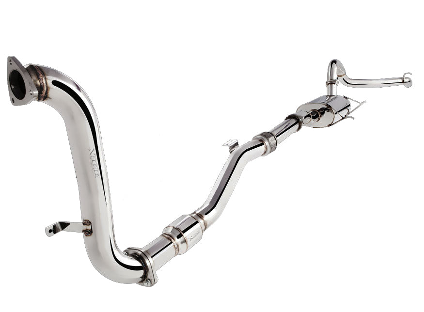 XForce 3in Turbo-Back Exhaust w/Cat, Non- Polished Stainless Nissan Patrol Y61 00-16