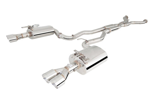 XForce Twin 3in Cat-Back Exhaust w/Loose Tips Holden Commodore SS/Maloo VE-VF Ute 06-17
