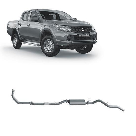 RedBack Exhausts RXD DPF Back Exhaust System w/Large Muffler (Triton MQ/MR 2015+)