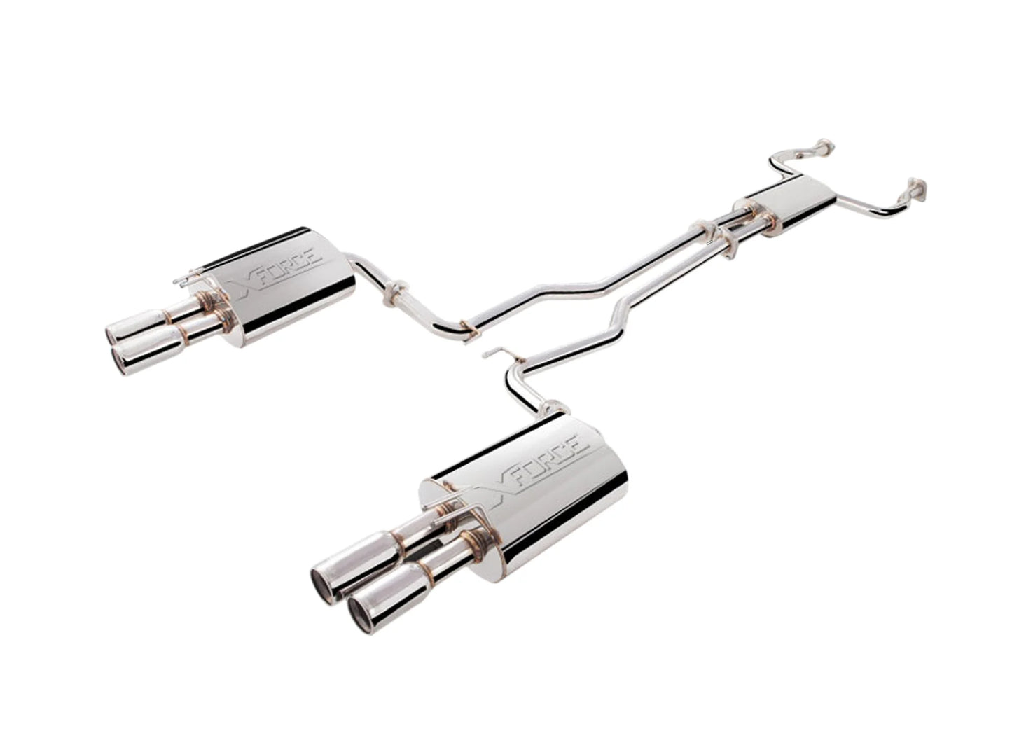 XForce Twin 3in Cat-Back Exhaust - Non-Polished Stainless (HSV Clubsport/GTS/Senator 09-12)