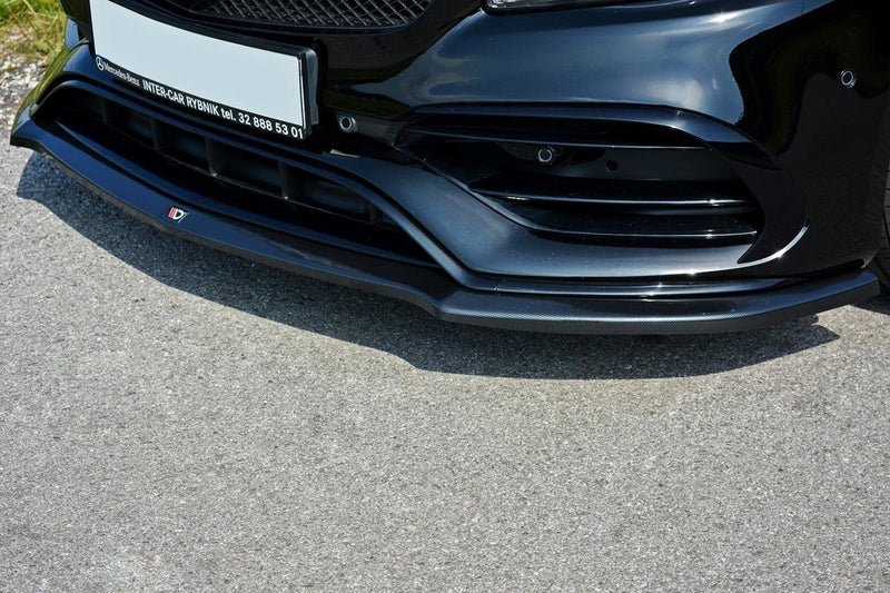 Maxton Design Front Splitter V.1 Mercedes A45 AMG Facelift W176 Front Lip