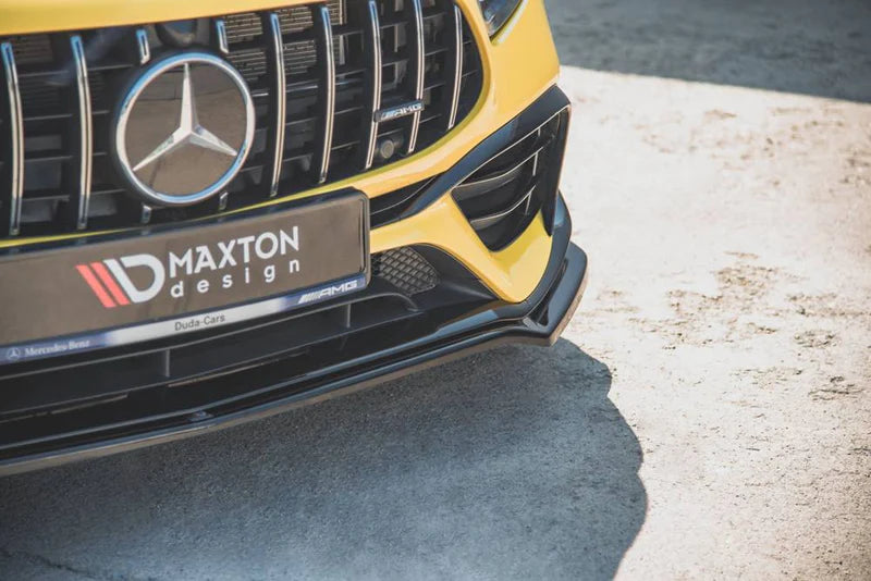 Maxton Design Front Splitter V.1 Mercedes A45s AMG W177 Front Lip
