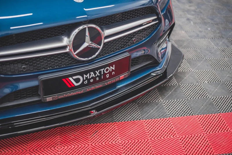 Maxton Design Front Splitter V.3 Mercedes A35 AMG W177 Front Lip