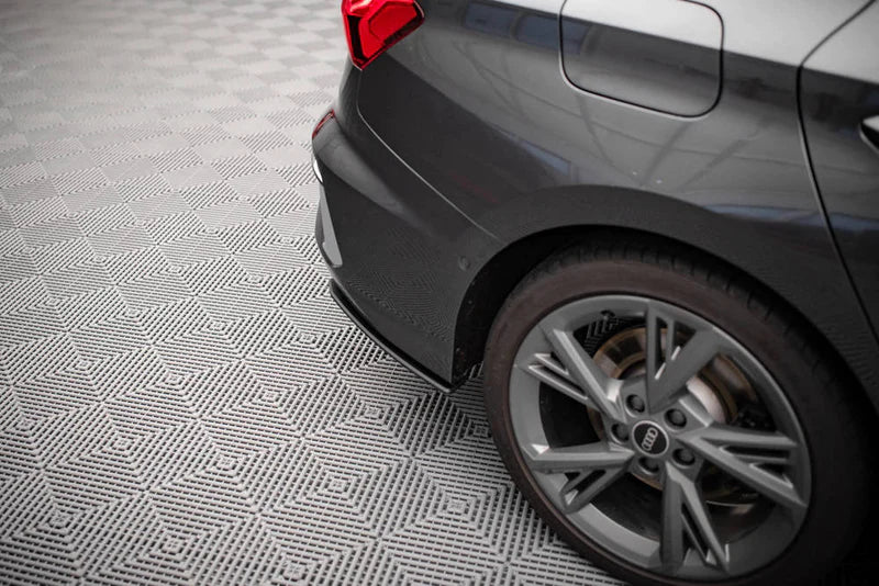 Maxton Design Racing Durability Pro Street Rear Side Splitters Audi S3 Sedan 8Y