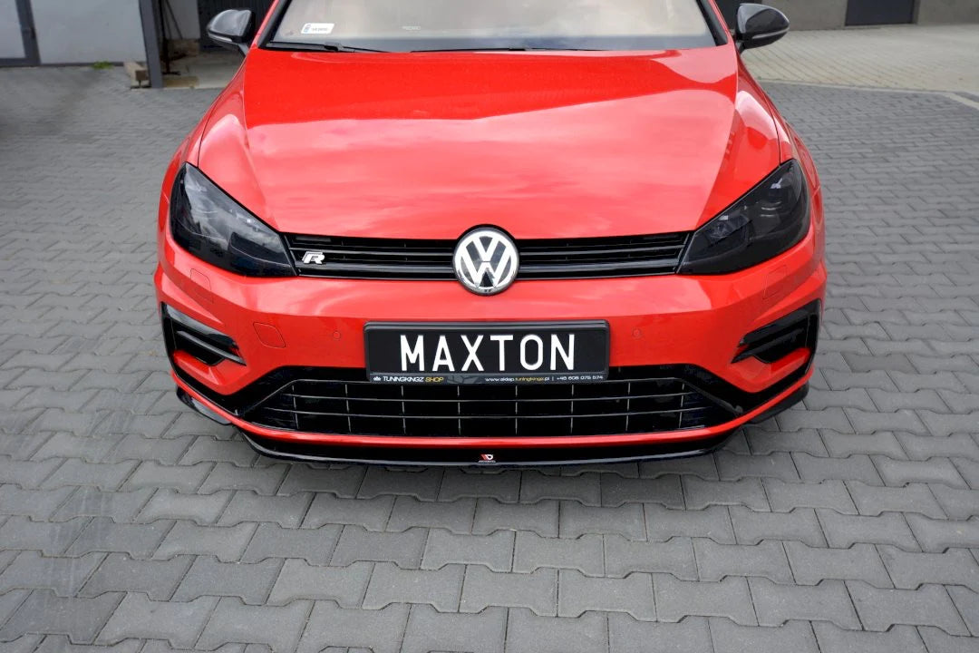 Maxton Design Front Splitter VW Golf Mk7.5 R Ver5 (Facelift) Front Lip