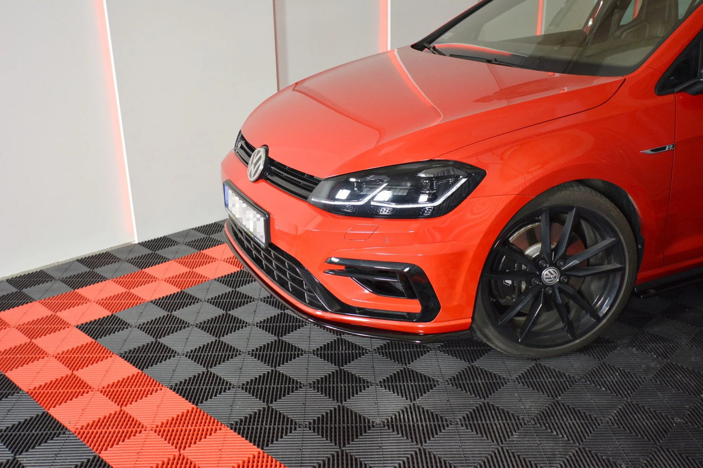 Maxton Design Front Splitter VW Golf Mk7.5 R Ver7 (Facelift) Front Lip