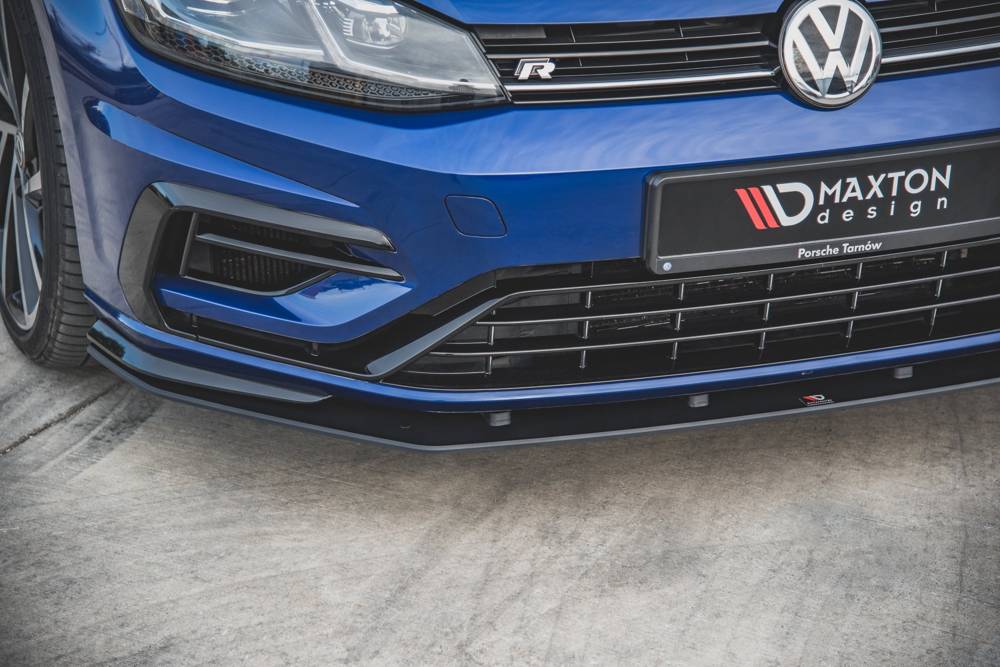 Maxton Design Racing Durability Front Splitter Volkswagen Golf MK7.5 R Front Lip