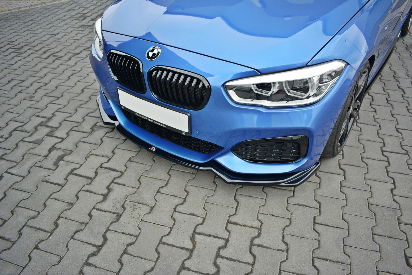Maxton Design BMW 1M F20 Facelift Front Splitters Lip V2
