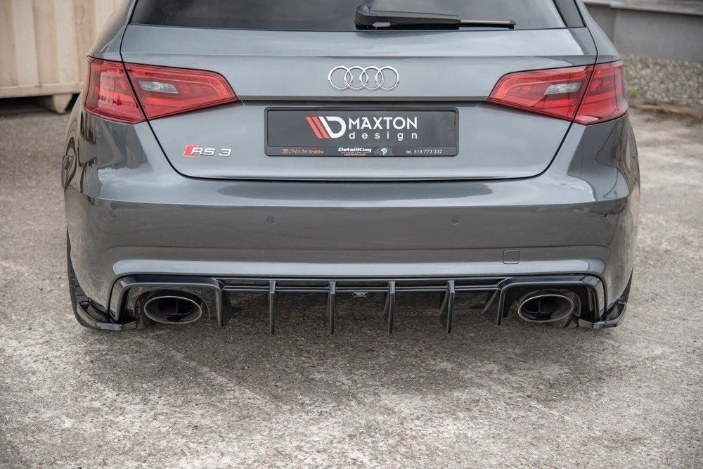 Maxton Design Rear Side Splitters V2 Audi RS3 8VA Sportsback