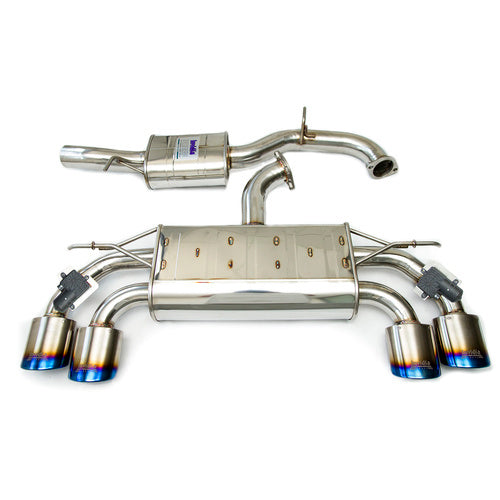 Invidia Cat-Back Exhaust w/Oval Rolled Ti Tips (Golf R 13-17)