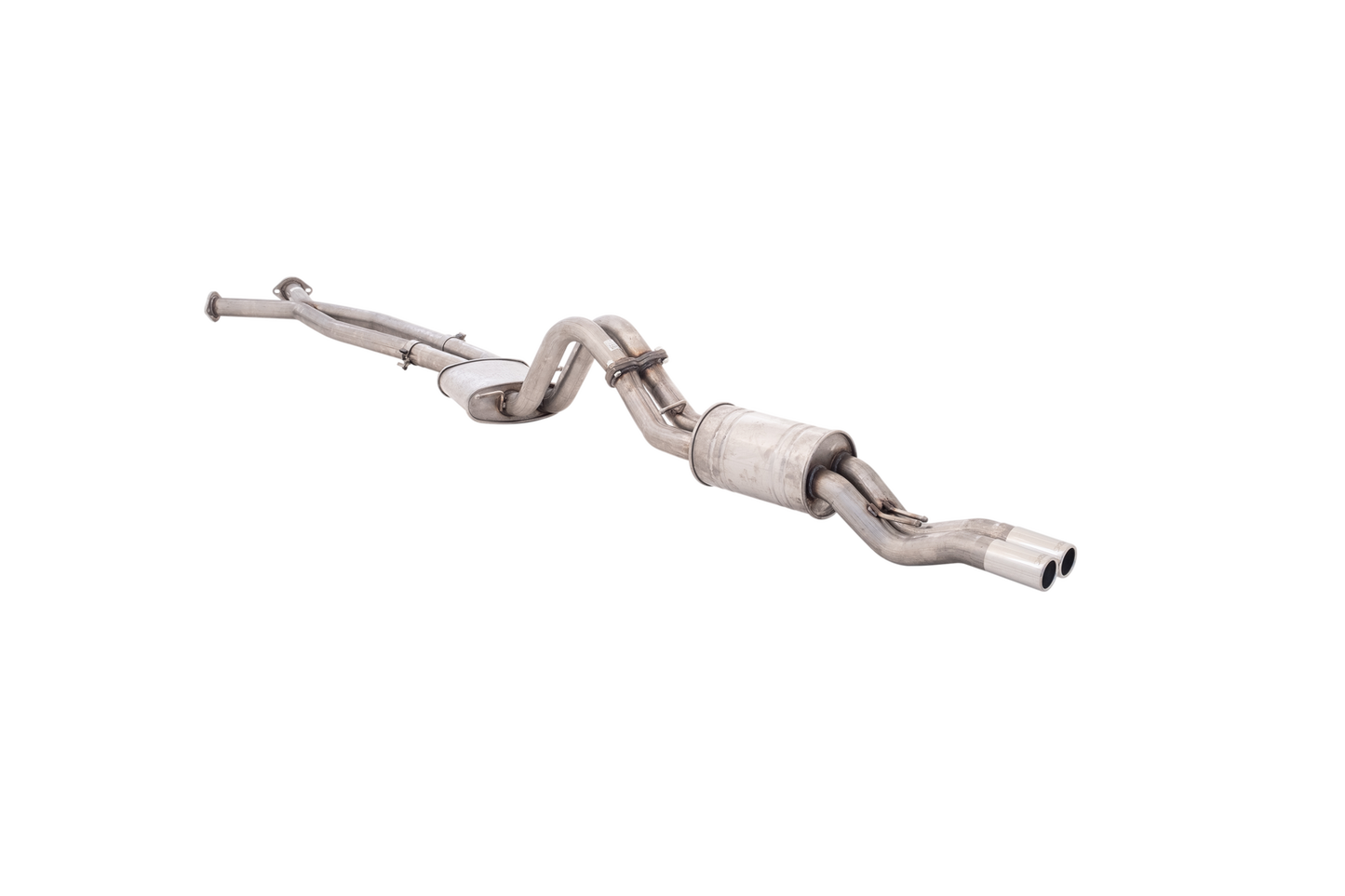 XForce Twin 2.5in Cat-Back Exhaust - Non-Polished Stainless (Crewman VT-VY 02-04)