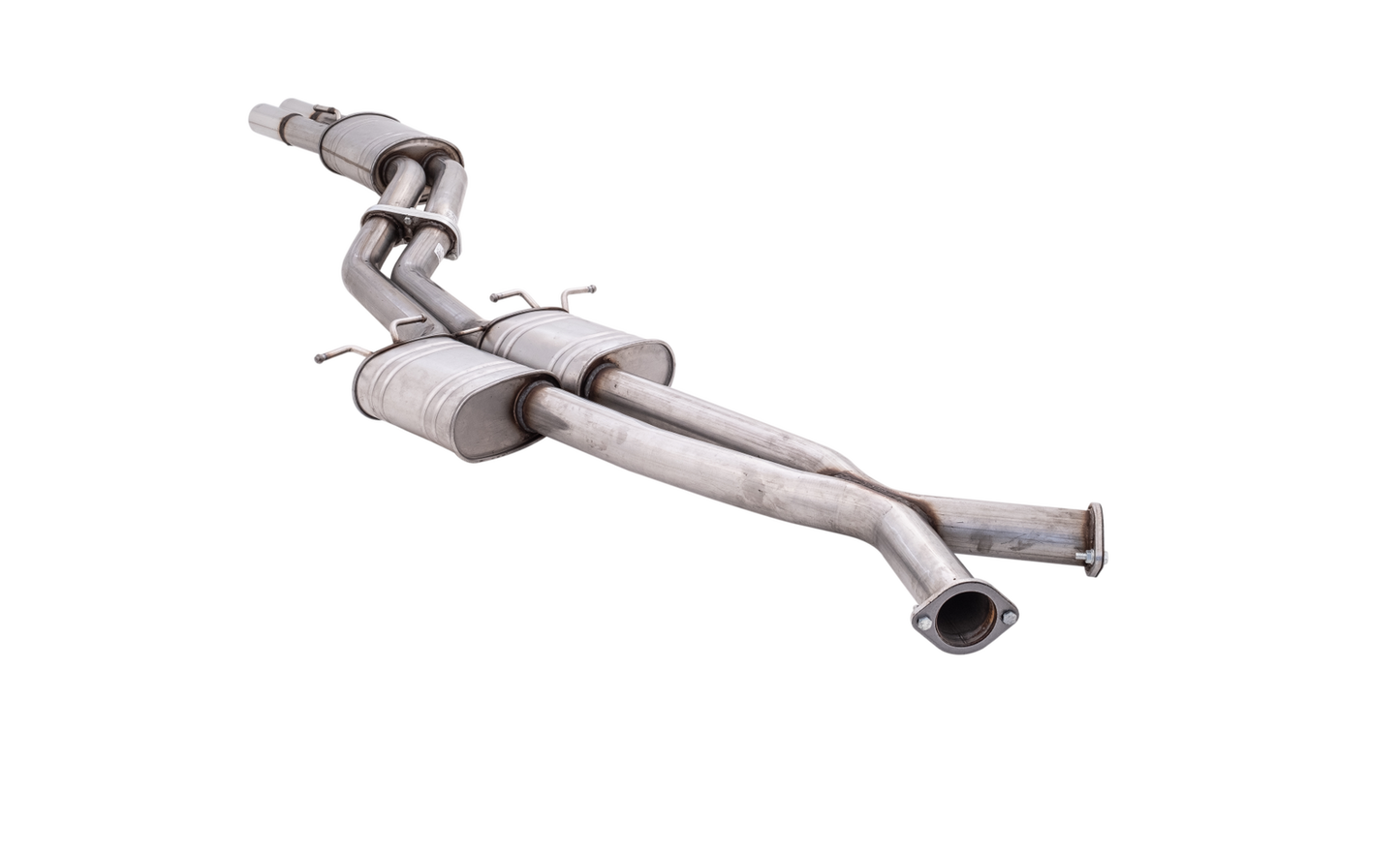 XForce Twin 3in Cat-Back Exhaust - Non-Polished Stainless (Commodore SS VU-VZ 01-04)