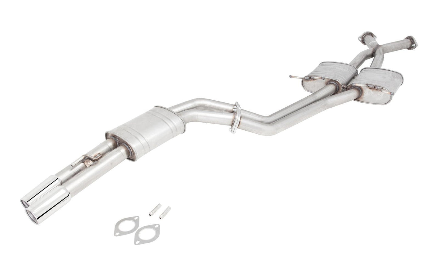XForce Twin 2.5in Cat-Back Exhaust - Non-Polished Stainless (Monaro 01-04)