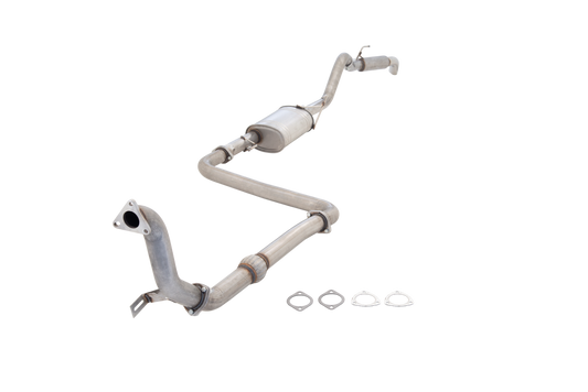 XForce 3in Turbo-Back Exhaust No Cat, Non-Polished (Navara D40 07-15)