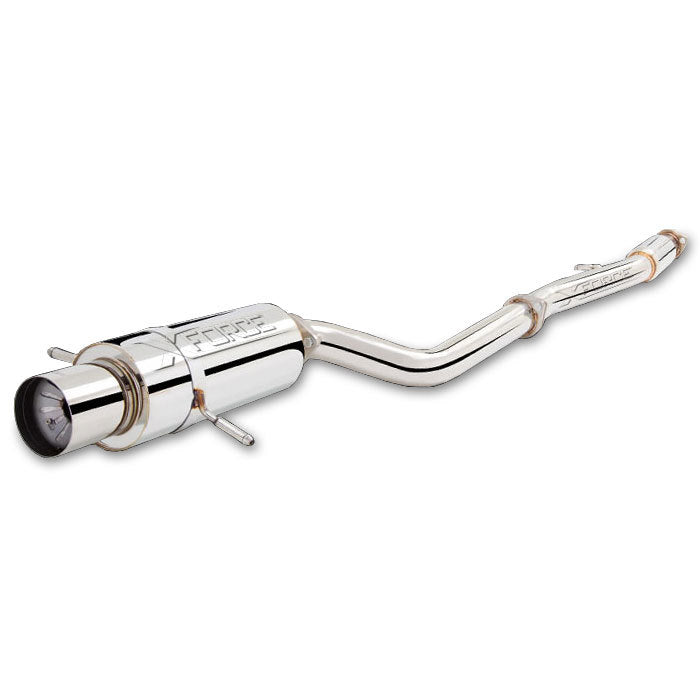 XForce E4-SW11LPS-CBS 2.5in Cat-Back Exhaust, Non-Polished Stainless (Impreza 94-07 NA)
