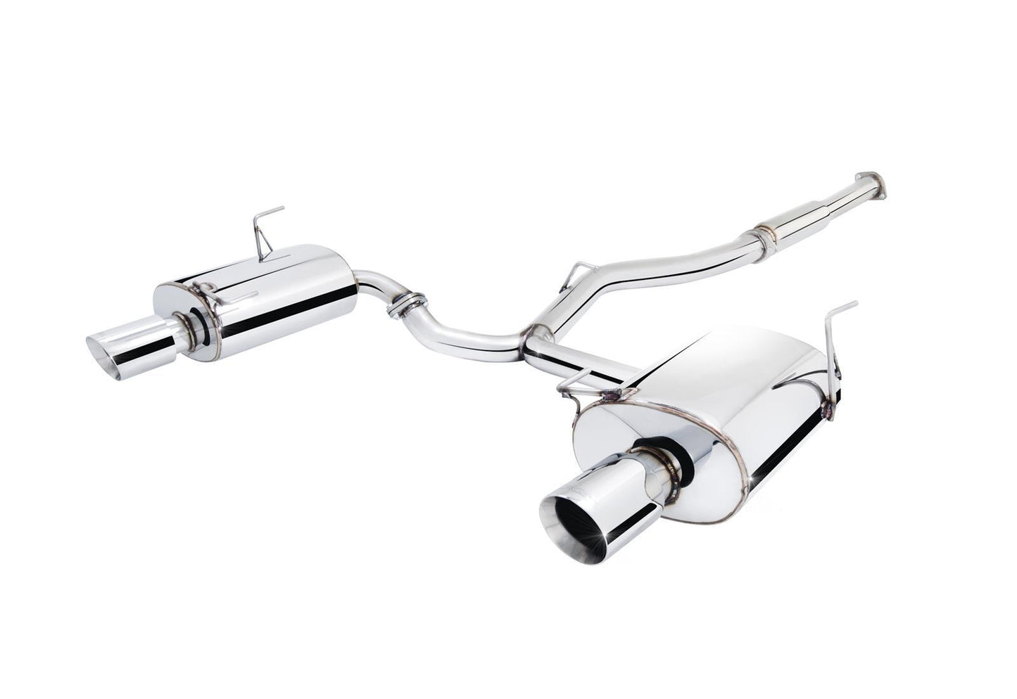 XForce 3in Cat-Back Exhaust w/Quad Tips - Raw 409 Stainless Steel (WRX/STI 11+)