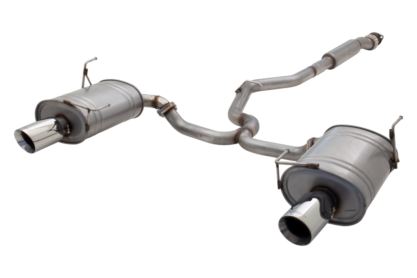 XForce 2.5in Cat-Back Exhaust - Non-Polished Stainless Steel Subaru Impreza 08-11