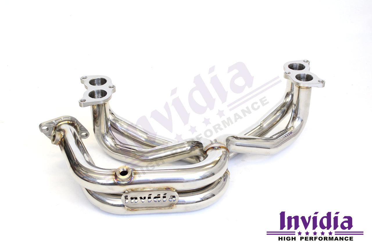 Invidia R400 Black Tip Engine Back Exhaust with Equal Headers (BRZ 12-17/86 12-21)