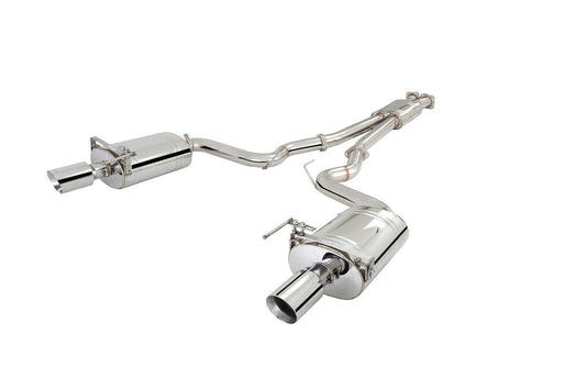 XForce Twin 3in Cat-Back Exhaust - Stainless (Mustang GT 2015-17 Fastback)