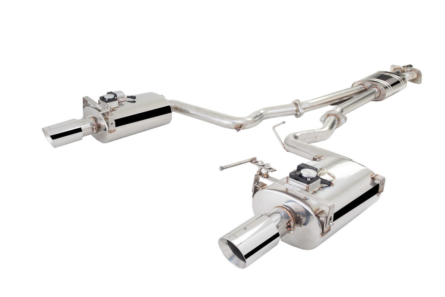 XForce Twin 2.5in Cat-Back Exhaust w/Varex Mufflers (Mustang Fastback 15+/GT 14-17)