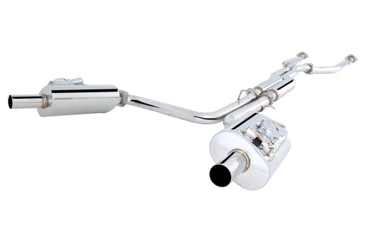 XForce Twin 2.5in Cat-Back Exhaust w/Varex Rear Mufflers Lexus IS F 07-14