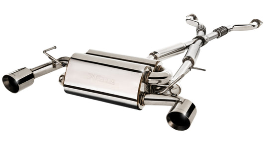 XForce Twin 2.5in Cat-Back Exhaust - Stainless Steel Nissan 370Z