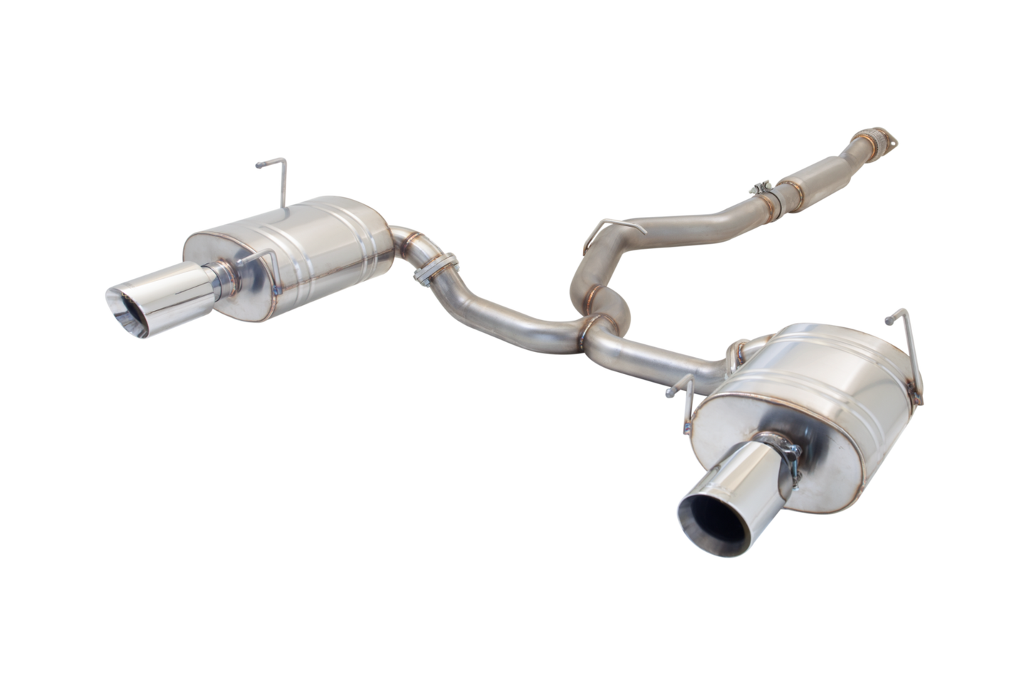 XForce Brushed 304 Stainless Steel 3" Cat Back Exhaust System (Levorg GT V1 2L 16-20)