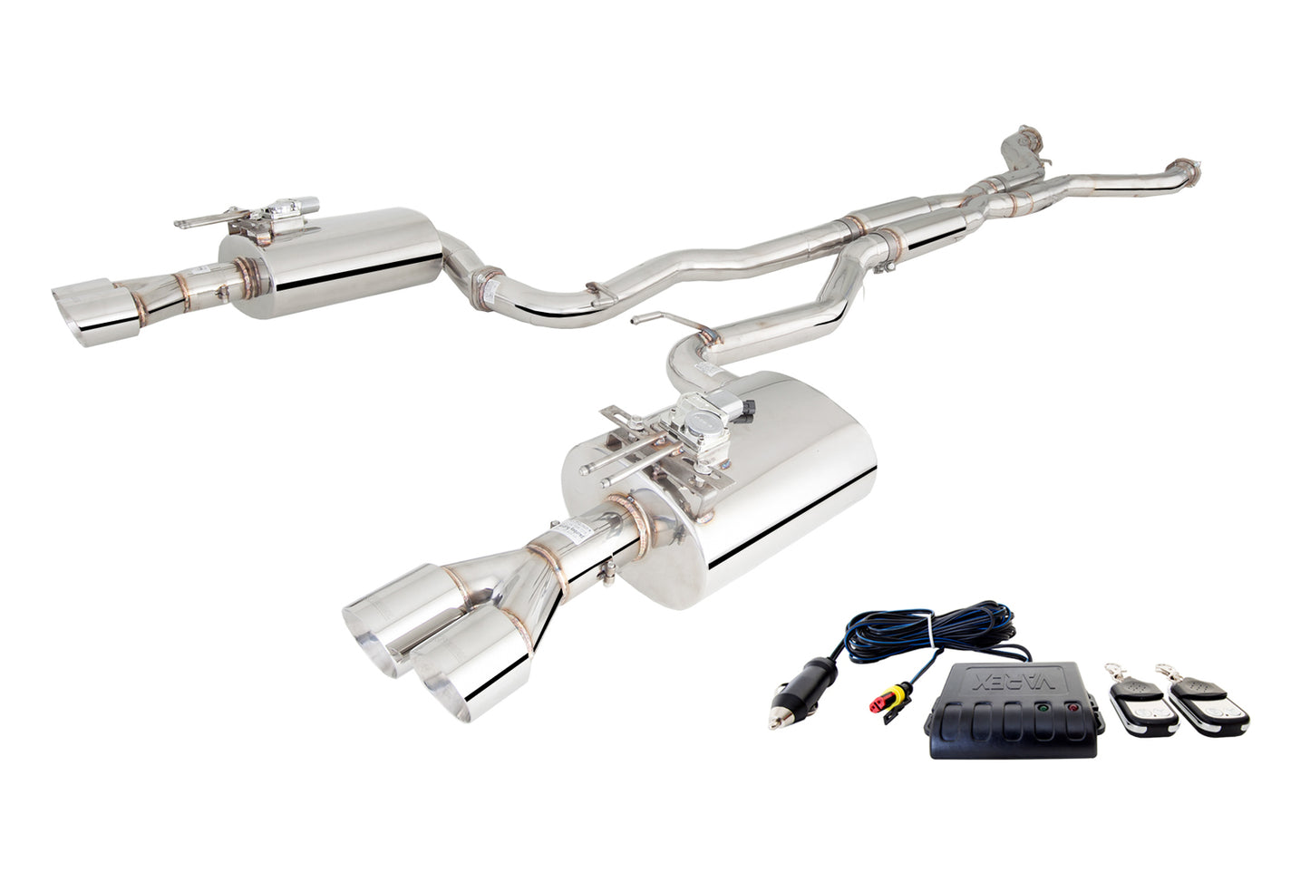 XForce Twin 2.5in Cat-Back Exhaust w/Varex Mufflers (Commodore VE-VF SS Ute 08-17)