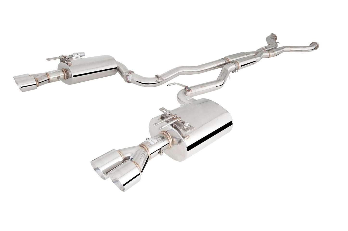 XForce 7-Series Twin 3in Cat-Back Exhaust - Stainless (Commodore SS VE-VF/HSV 06-17)