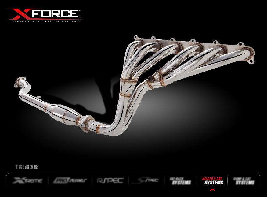 XForce 2.5in Cat-Back Exhaust w/Dual Tips - 409 Stainless (Falcon G6/XR6 08-16)