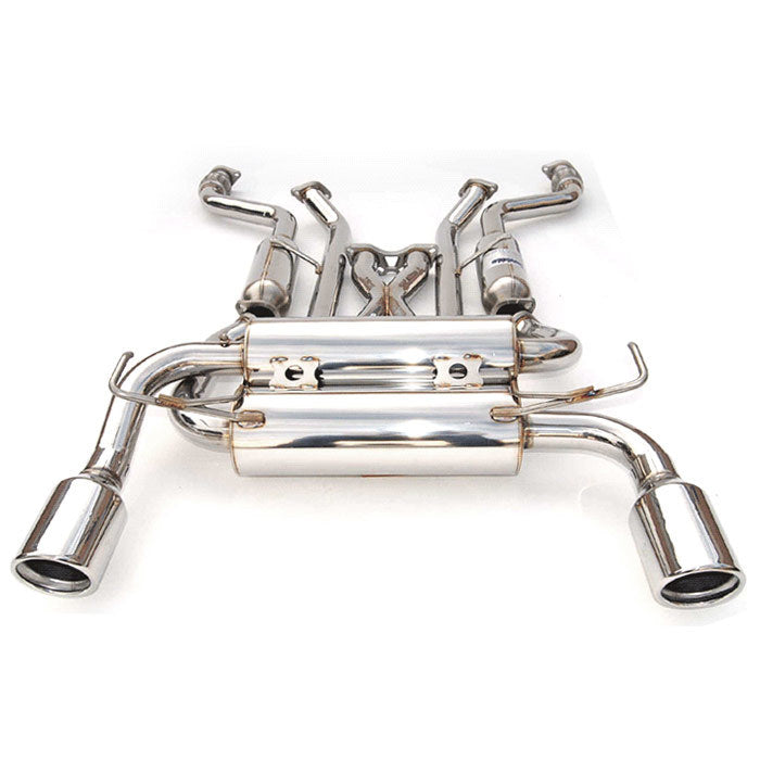 Invidia Gemini Cat-Back Exhaust - Rolled Stainless Tips (G35/V35 Coupe 03-06)