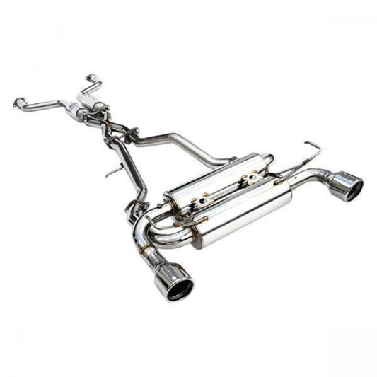 Invidia Gemini Cat Back Exhaust with SS Rolled Tips (Skyline6/G37 Coupe 07-18)
