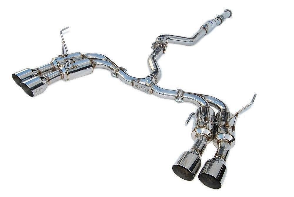 Invidia R400S Cat Back Exhaust with SS Straight Cut Tips (WRX/STI 11-21)