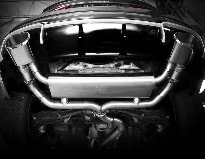 Integrated Engineering Valved Cat Back Exhaust - Polished Tips Audi RS3 8V Sedan 2017+