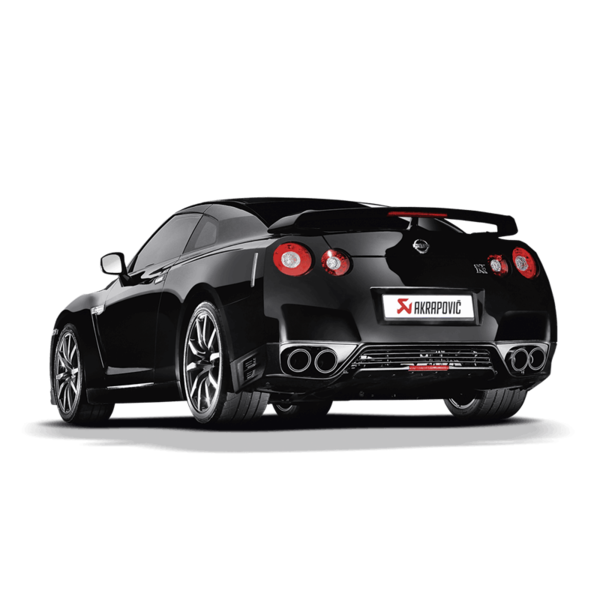 Akrapovic Slip-On Line Titanium without Tail Pipes Nissan GT-R R35 +18