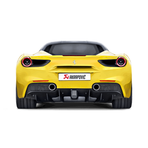 Akrapovic Slip-On Line Titanium Ferrari 488 GTB